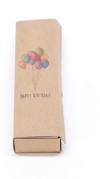Holzkugelschreiber personalisiert Happy Birthday