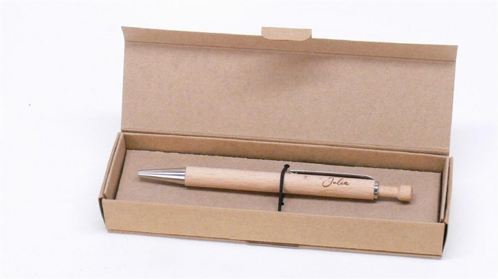 Kugelschreiber Holz personalisiert