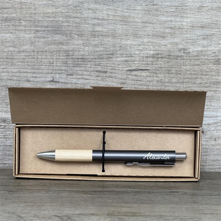 Kugelschreiber in Geschenkverpackung "Happy Birthday", personalisiert