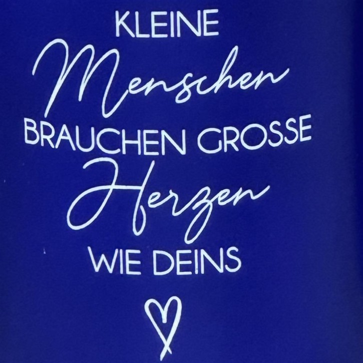 Tasse Kleine Menschen, blau