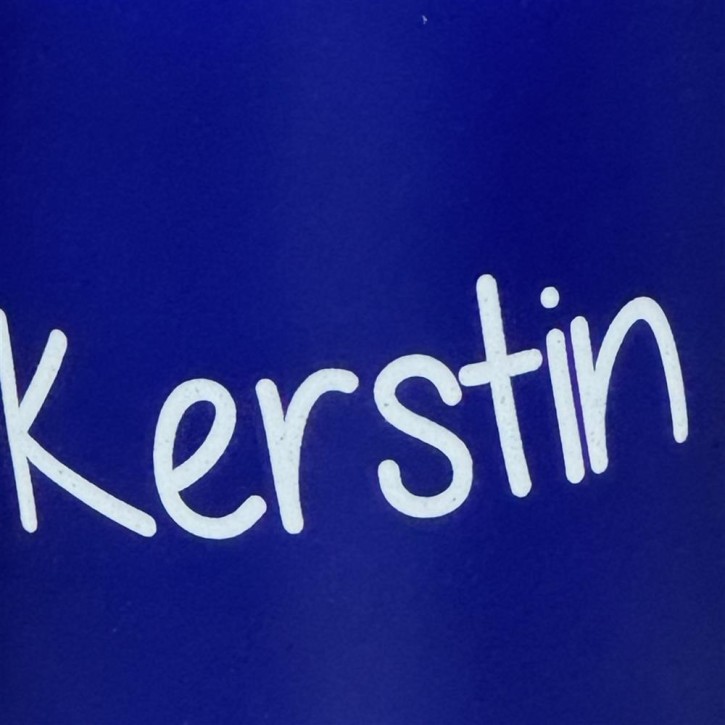 Tasse Kleine Menschen, blau