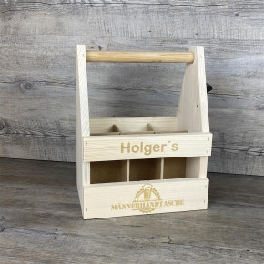 Bierträger Männerhandtasche, personalsiert