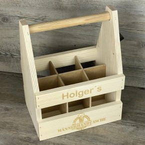 Bierträger Männerhandtasche, personalsiert