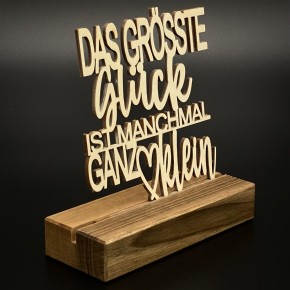 Deko Aufsteller Glück personalisiert
