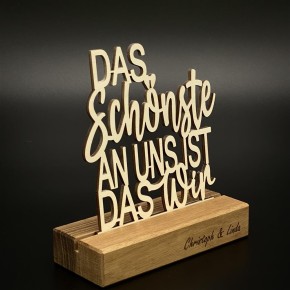 Deko Aufsteller Wir personalisiert