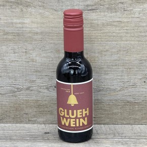 Geschenkpaket Glühwein, klein, rot, personalisierbar