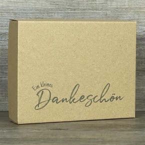 Geschenkverpackung 19x15x5cm, Ein kleines Dankeschön 5 Stück