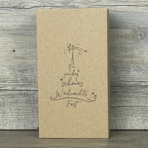 Geschenkverpackung 21x11x6cm, Ein zauber schönes Weihnachtsfest 5 Stück