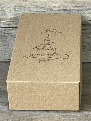 Geschenkverpackung 21x11x6cm, Ein zauber schönes Weihnachtsfest 5 Stück