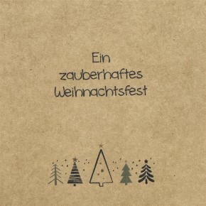 Giebelverpackung groß, Ein zauberhaftes Weihnachtsfest, 5 Stück