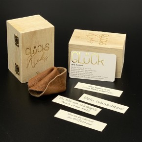Glückskeks aus Leder