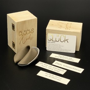 Glückskeks aus Leder