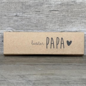 Kugelschreiber in Geschenkverpackung "bester Papa", personalisiert