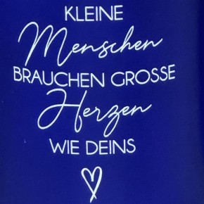 Tasse Kleine Menschen, blau