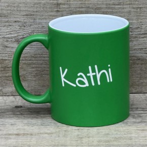 Tasse Kleine Menschen, grün
